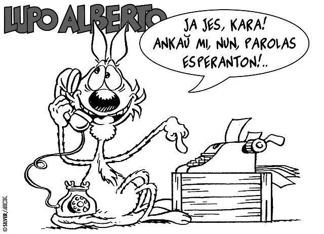 Lupo Alberto in esperanto